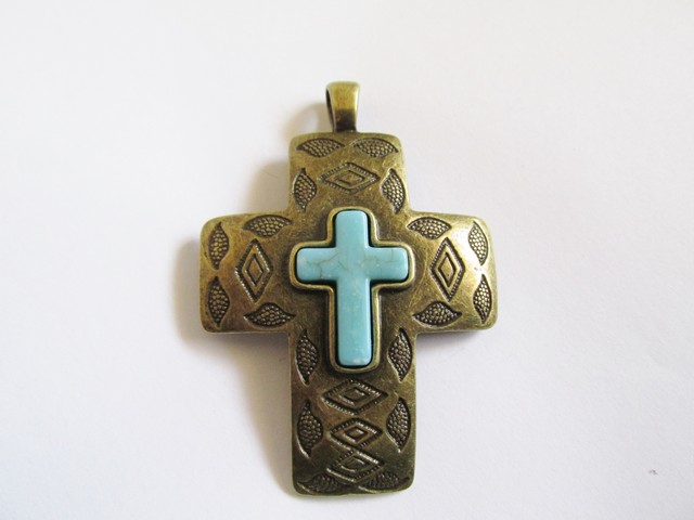 (image for) Cross Antique bronze #HU13-29B